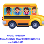 Iscrizione al servizio trasporto scolastico 2024/2025